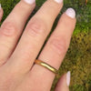Buttery Size 9 Victorian 18k Gold Wedding Band