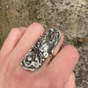 Stunning Sterling Shield-Shaped Statement Ring