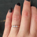 Recycled Gold and OMC Diamond Ring