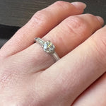 Antique Diamond in Classic Mid-Century Engagement Ring