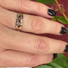 Sweet Victorian Gold and Garnet Band