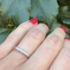 Classic Two-Tone Gold & Diamond Wedding Band