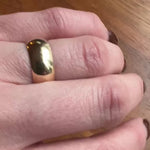 Wonderfully Wide 18k Gold Wedding Band