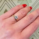Aquamarine Solitaire by Otsby and Barton