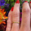 Antique Diamond c. 1820 in Slim Gold Band by 720