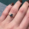 Oval Sapphire Ring with Diamond Accents