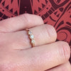 Dainty Diamond & Gold Trilogy Ring by 720
