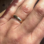 Buttery 14k Gold Size 6 Wedding Band