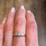 Three Diamond Edwardian Ring