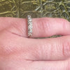 Lovely Vintage White Gold Diamond Band