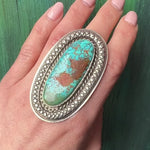 Stunning Statement Ring with Incredible Turquoise
