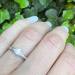 Classic 1940s Platinum Diamond Engagement Ring