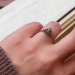 Beautiful Belias Filigree OMC Diamond Ring