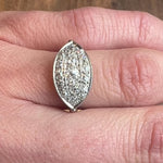 Elegant "Eye" Art Deco Diamond Ring