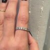 Lovely Vintage Double Diamond Band