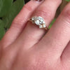 Vibrant Vintage 1960's Diamond Engagement Ring