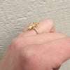 Adorable 18k Gold Spider on 14k Band