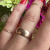 Rosy 14k Gold Wide Band Size 6 by Bowden & Co.