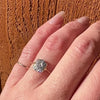 Edwardian Diamond Cluster Wind Rose Ring