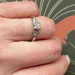 Beauty 1940s OEC Diamond Engagement Ring