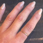 Super Slim Vintage 1mm Gold Band Size 7