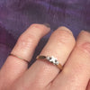 Diamond Trio Two-Tone Engagement Ring