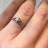 Darling Two-Tone English Diamond Engagement Ring