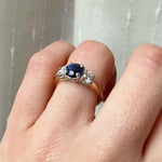 Stunning Sappire and Diamond Engagement Ring