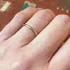 Pretty Little Slip of a Granat Bros. Gold Band