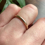 Vintage Gold Wedding Band