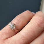 Delightful Victorian Old Euro Cut Diamond Solitaire Ring