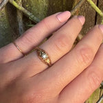 Adorable Floral 1930s Diamond Engagement Ring