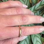 Charming Size 10 14k Gold Band Circa 1900