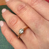 Simply Lovely English Old European Cut Diamond Solitaire