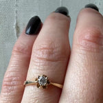 Vintage Gold Diamond Solitaire