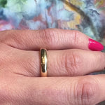 Voluptuous Victorian 18k Gold Size 6.5 Band