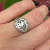 Gorgeous 1930s Platinum OEC Diamond Ring