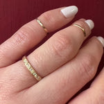 The Leap Year Diamond Band in Gold by 720