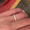 Refined Seven Diamond Band in Yellow Gold by 720