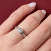 Pretty Platinum and Diamond Vintage Engagement Ring
