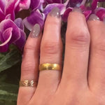 Gorgeous 20k Gold Band Hallmarked for Ireland