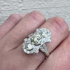 Astonishing Art Deco Style Diamond Dinner Ring