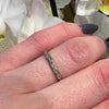 Petite Diamond & Palladium Wedding Band