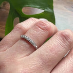 Lovely Platinum and Diamond Deco Band