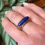 Egyptian 19th Century Lapis Lazuli & 18k Gold Ring