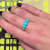 Delicious Persian Turquoise 18k Gold 19thc Ring
