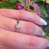 Antique Diamond in Gold Bezel Solitaire by 720