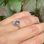 Beautiful Blue Vintage Sapphire Ring
