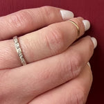 The Leap Year Diamond Band in White Gold by 720