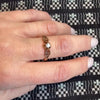 Crazy Eights Old Mine Cut Diamond Belcher Ring